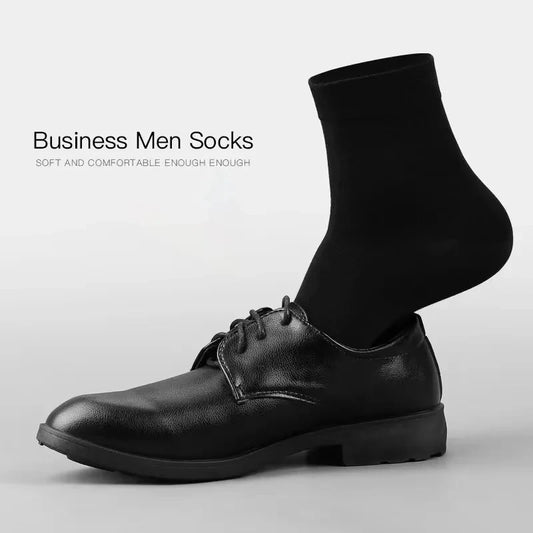 20Pcs/Lot Men's Pure Cotton Socks Plus Size Solid Color Casual Office Business Long Socks Breathable Soft Men's Socks EU39-48.