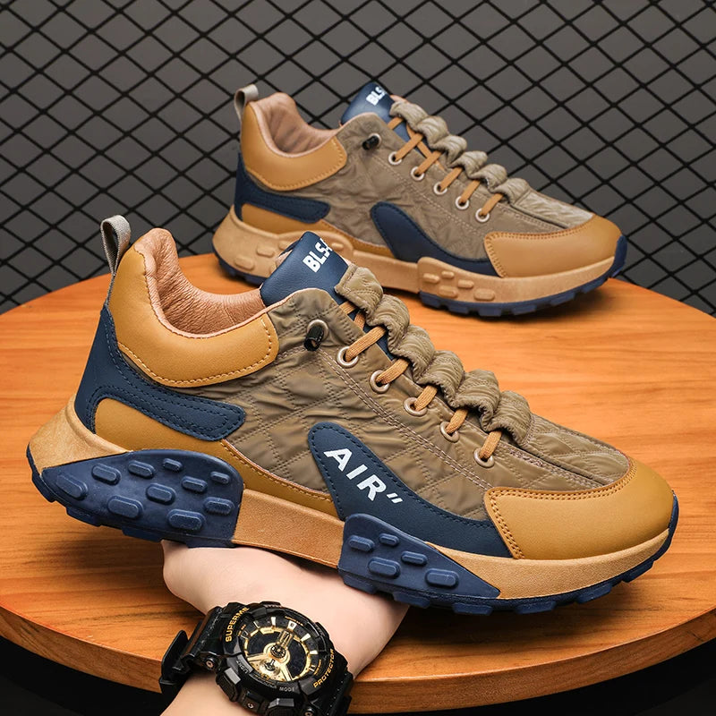 Männer Turnschuhe Plattform Männer Schuhe 2025, Neue Laufschuhe für Männer Luxus Marke Lässig Vulkanisierte Schuhe Bequem Tenis Masculino