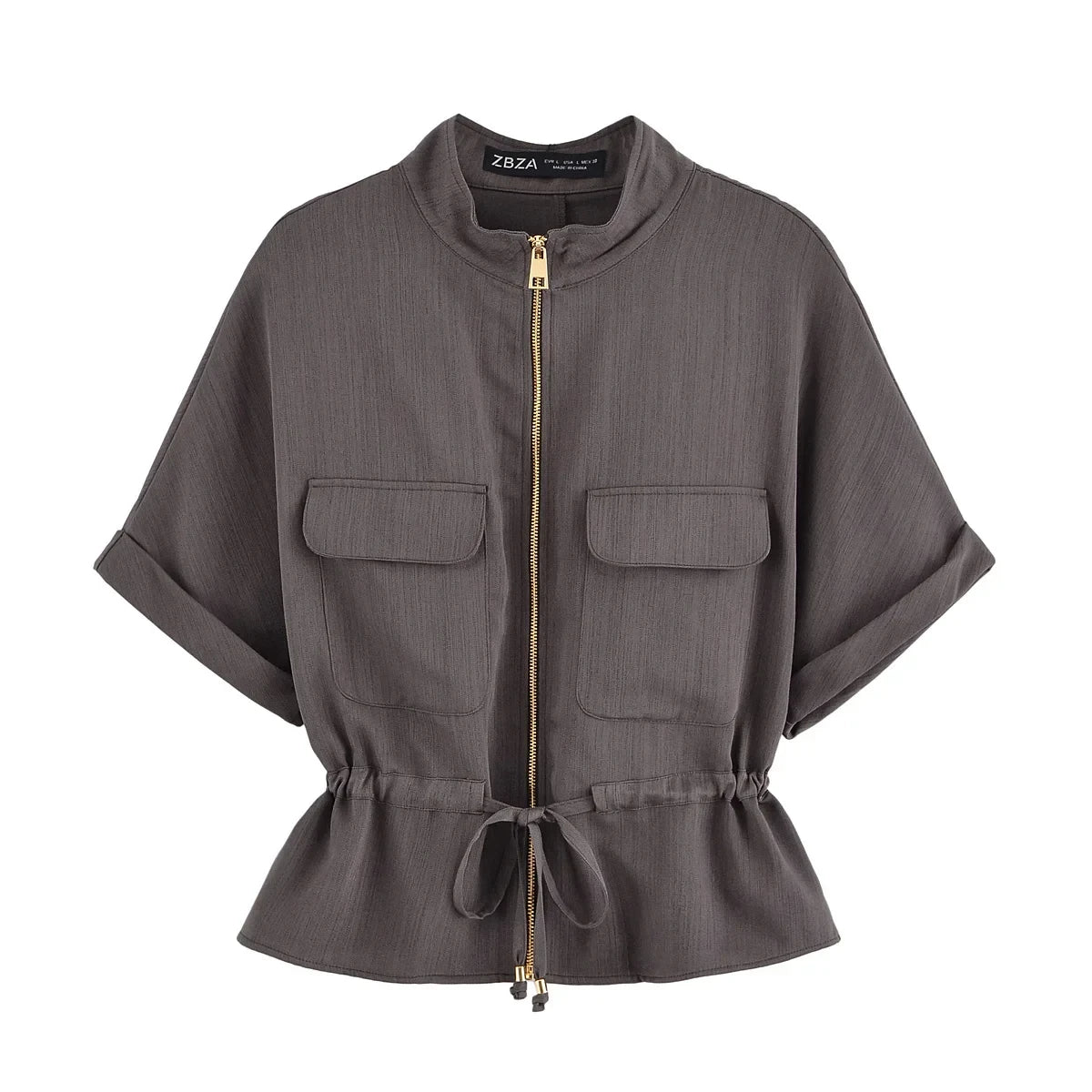 Casual Pants 2 Pieces Sets For Women Short Sleeve Coat High Waist Trousers Women's Suit 2025 Two Pieces Loose Woman Outfits