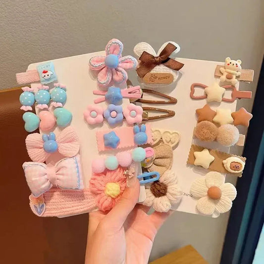 2023 New Children's Hairpin Headwear Women's Cute Baby Hair Accessories Hair Clips Edge Clips Serenity Hair Accessories.