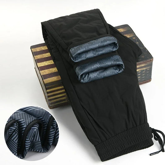 2024 Winter New 90% White Down Pants Men Thickened Warm Waterproof Casual Trousers Man Duck Down Padded Sweatpants Male Clothing.