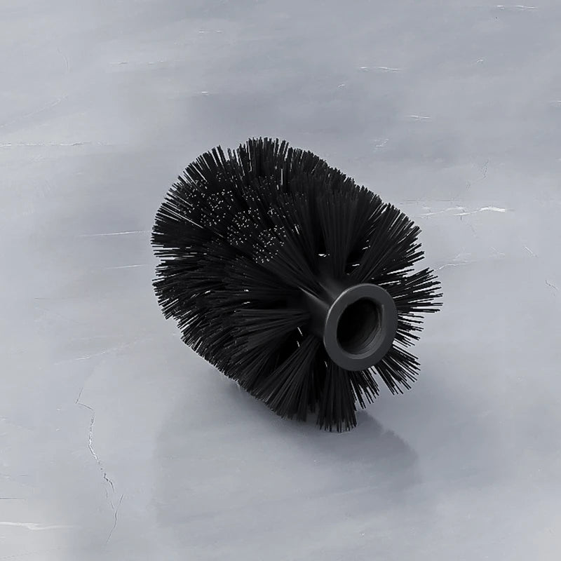 1 Stück weiße und schwarze Kopf Ersatz-Toiletten bürste-ideal für die Reinigung von Hygiene werkzeugen für die Badezimmer reinigung