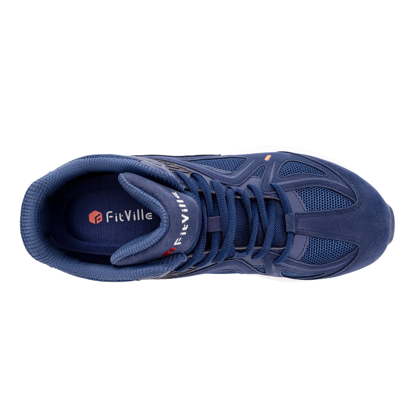 FitVille Herren-High-Top-Basketballschuhe, verbreitert, leicht, lässig, atmungsaktiv, für männliche geschwollene Füße, lindert Schmerzen