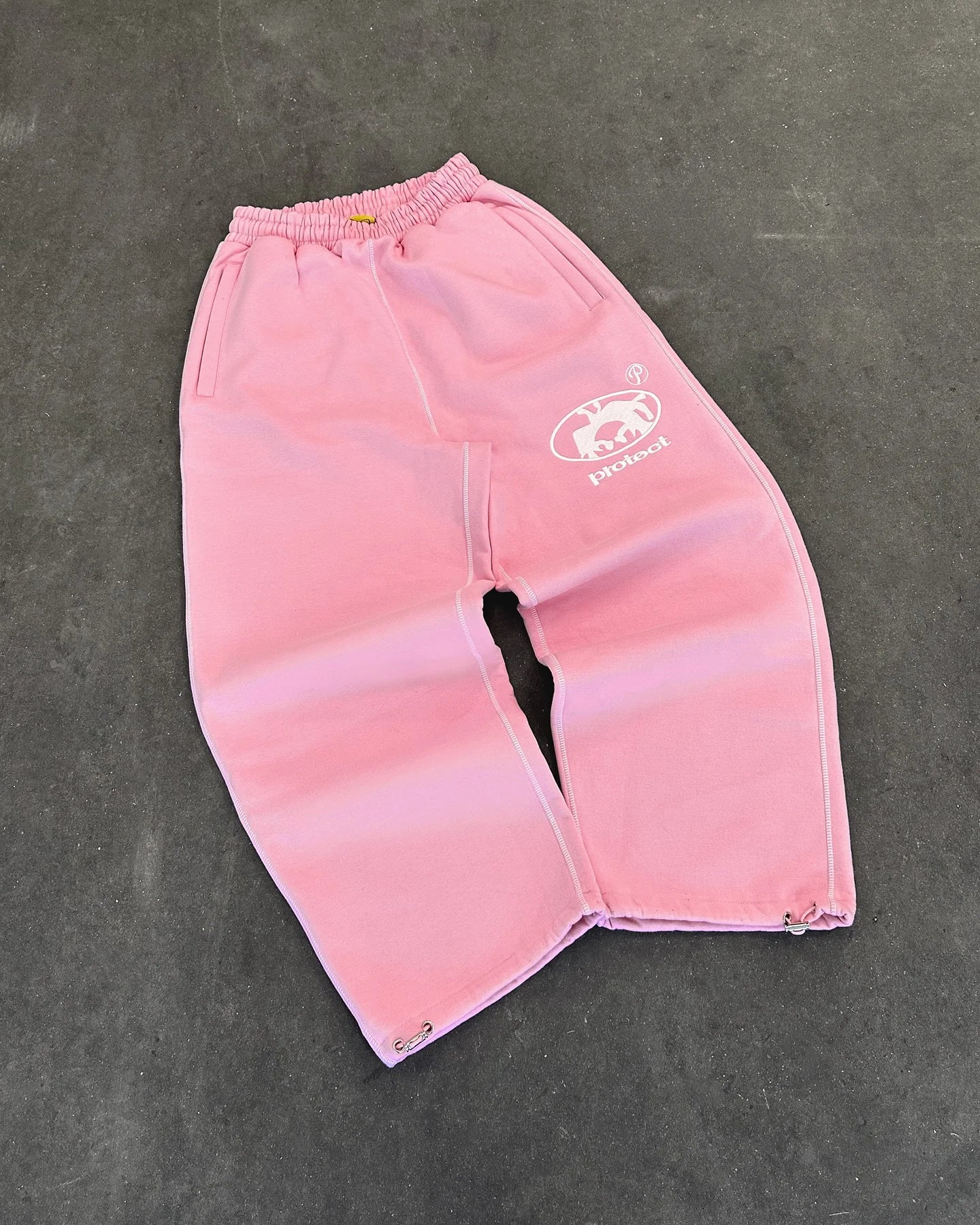 Streetwear PROTECT Mode Brief Stickerei Lose Jogginghose männer Und frauen Y2K Harajuku Hip-Hop Gothic Casual Joker Hosen