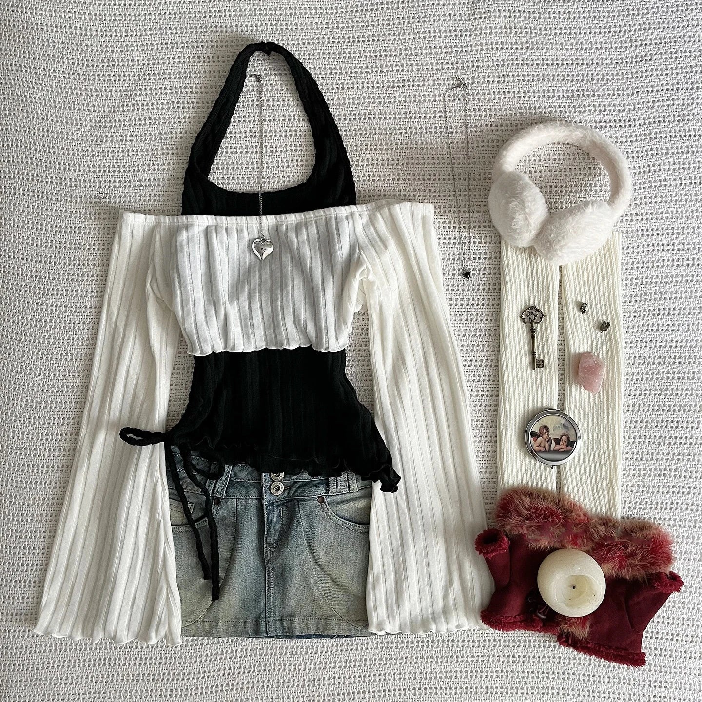 Aesthetic Gothic Floral Print Baggy T Shirts Emo Clothes Y2k gothic Grunge Graphic Long Sleeve Tees Tops Women Autumn E-Girls.