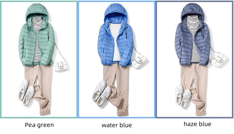 13 Farbe Neuankömmlinge Frauen Mode kurze ultraleichte dünne packbare Puffer Jacken weibliche süße Stil koreanische Daunen mäntel