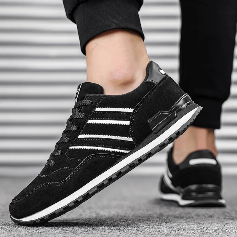 Künstliche Leder Männer Casual Schuhe Männlichen Frühjahr Männer Casual Licht Schuhe Sneakers Lac-up Wohnungen Atmungsaktive Freien Sapato