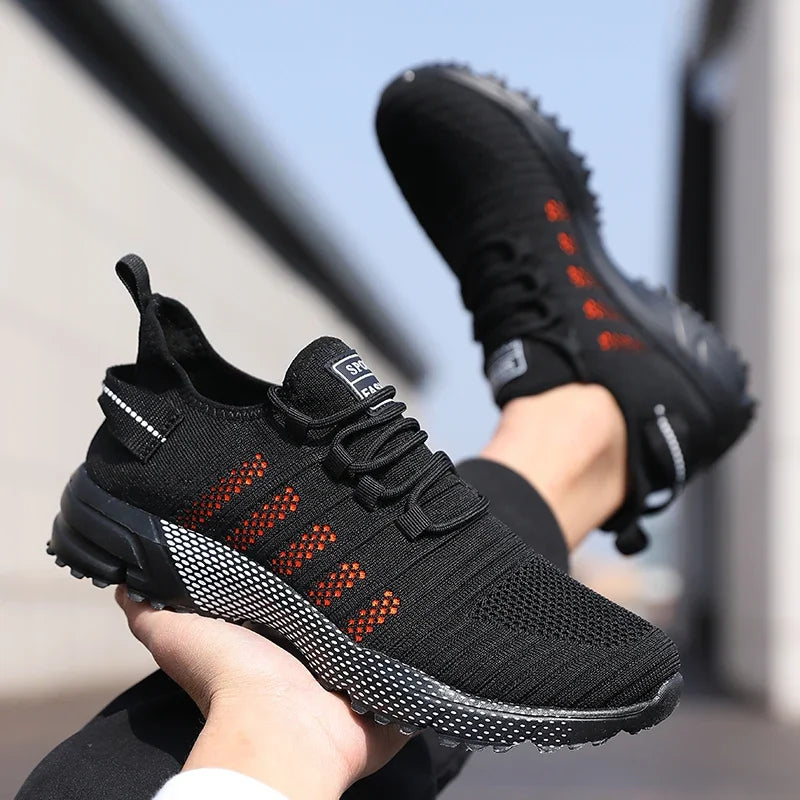 Männer Casual Turnschuhe Mesh Leichte Atmungsaktive Weiche Sohlen Laufschuhe Slip-on Männlichen Wohnungen Müßiggänger Schuh Trainer Zapatos hombre