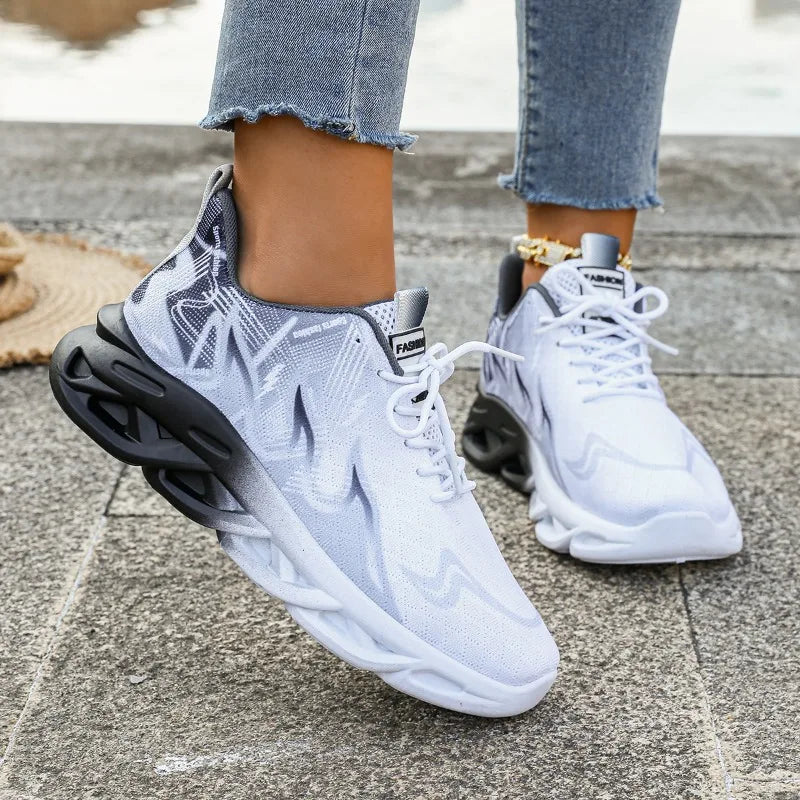 Frauen Casual Sport Schuhe Atmungsaktive Leichte Turnschuhe Anti-slip Wohnungen Laufen Outdoor Wanderschuhe Weibliche Vulkanisierte Schuhe