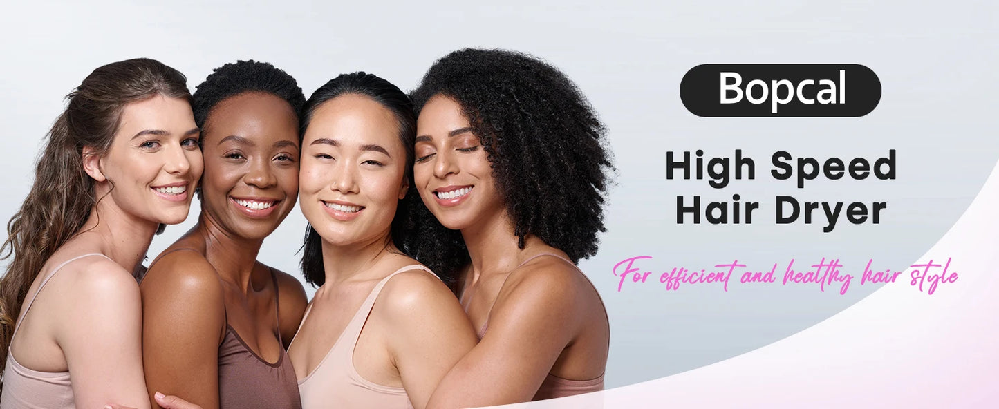 Hair Dryer High-Speed 120000 RPM 500 Million Ions Electric Low Noise, Constant Temperature And Quick Drying For Home Salons