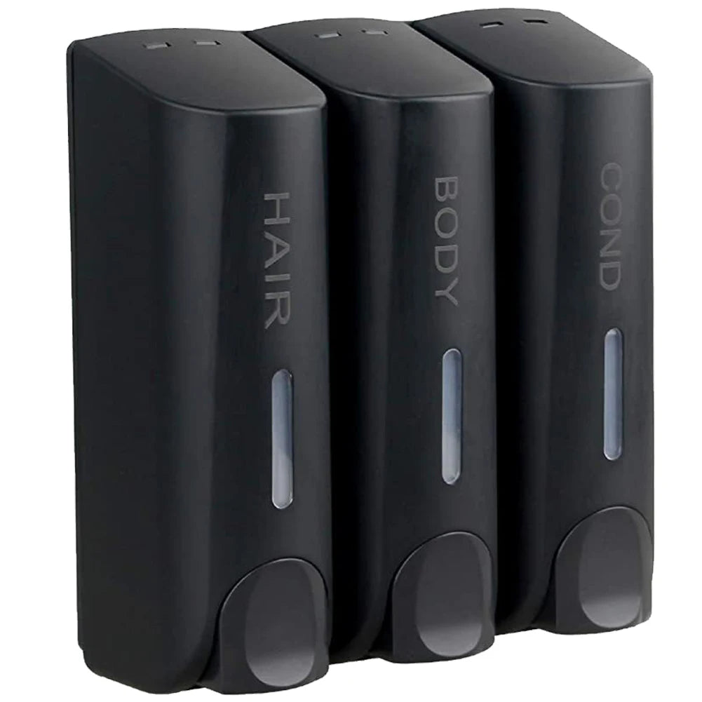 Dreifacher 350ml Duschbad-Shampoo-Spender Mehrzweck-Wand wasch spender mit großer Kapazität für Bad zubehör