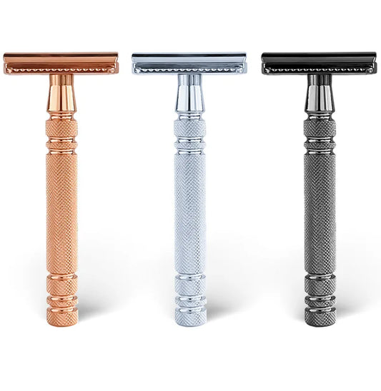 Double Sided Blade Male And Female uUniversal Hair Scraper, Safety Razor, Old-fashioned Shaver Barber Shaver Male.