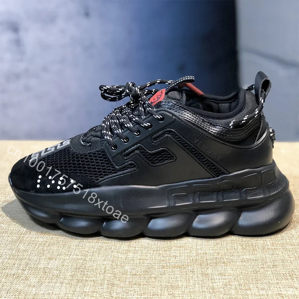 Luxus-Outdoor-Freizeitschuhe der Größe 36–45 für Männer und Frauen, modische Freizeit-Turnschuhe, Herbst-Winter, dicker Boden, niedrige Sportschuhe