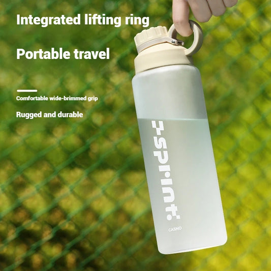 2025 New Sport Plastic Water Cup Large Capacity Portable Summer Anti-Fall High-Temperature Resistant With Tea Separator.