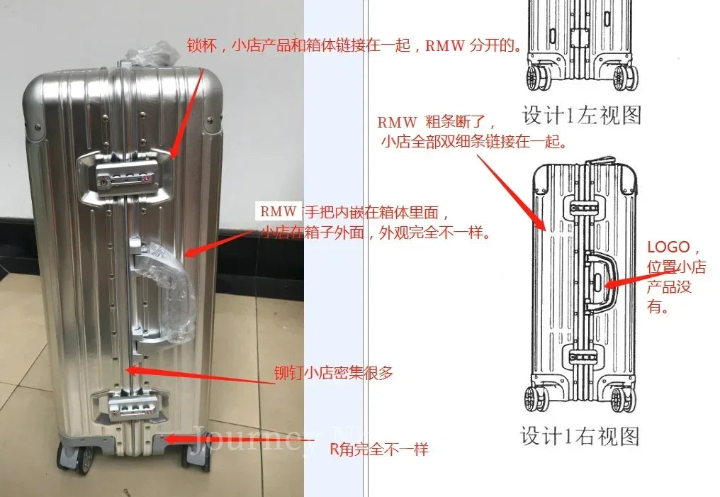 20/24/26/29 Zoll leichter Handgepäckkoffer aus Aluminium-Magnesium-Legierung – Kabinengepäck, Geschäftsreisetrolley mit Spinnerrädern