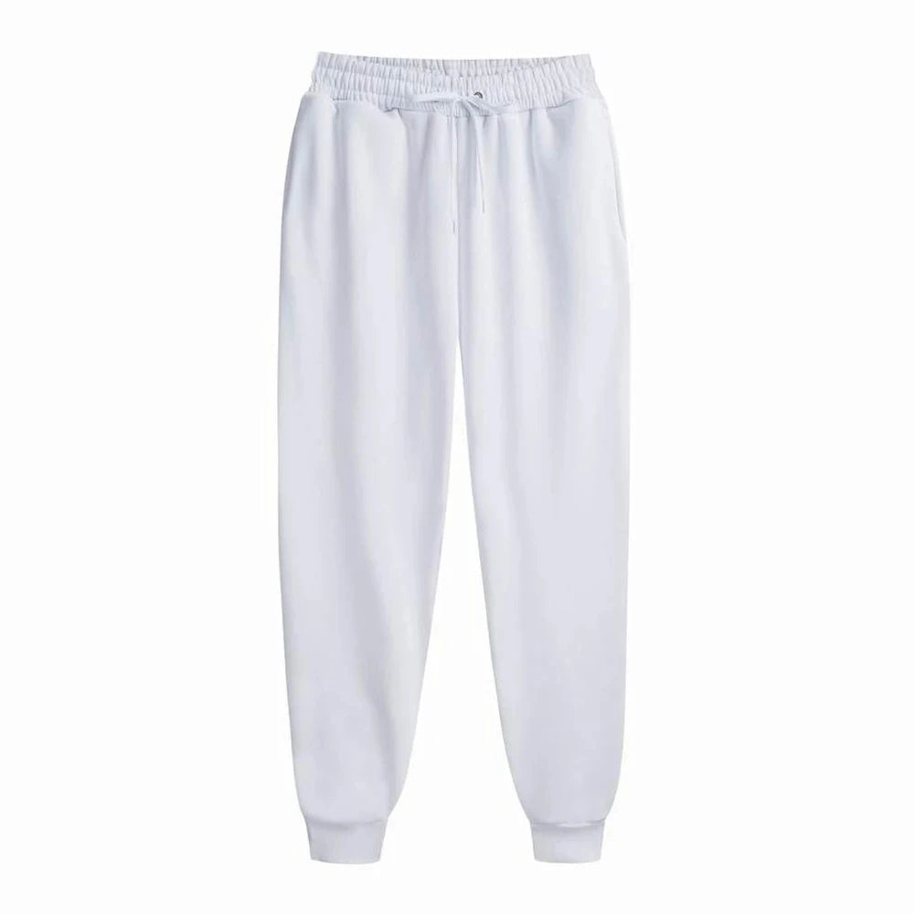 Mode Frauen Casual Sport Hosen Lauf Workout Jogging Warme Fleece Hosen Paar Solide Im Freien Jogginghose Streetwear