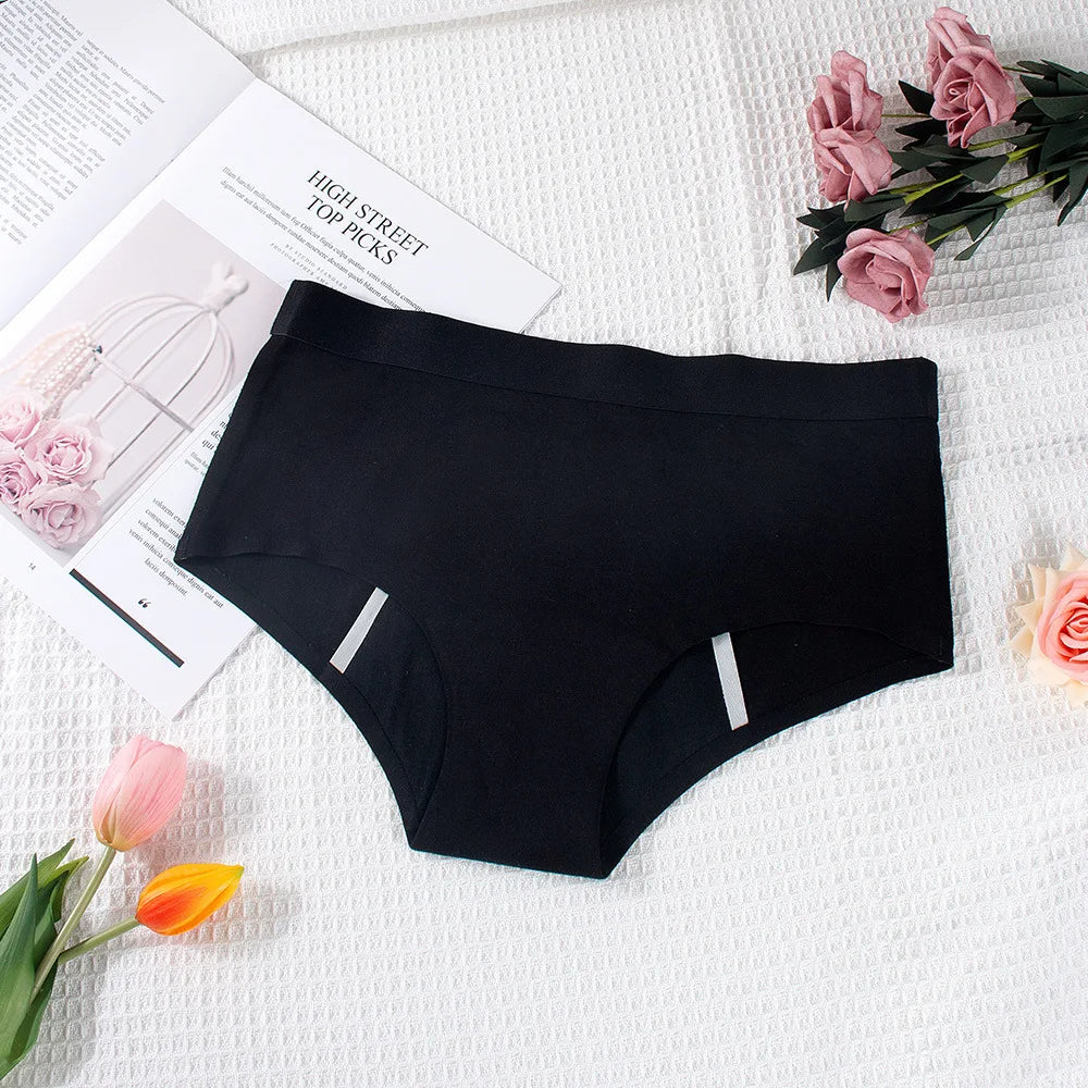 Women's Cotton Breathable Period Panties Leak Proof Health Seamless Briefs Soft Underwear During Periods Dropshipping.