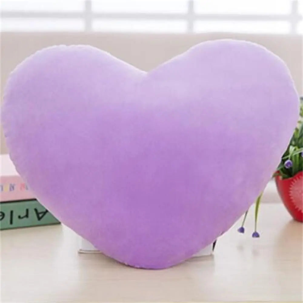PP cotton Soft Pillow Comfortable Heart Plush Pillow Red Color Pink Color Stuffed Pillow Heart Shape Home Decorative