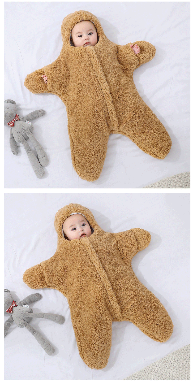Neugeborene Baby Mädchen Mädchen Cartoon Kapuze Stram pler Overall Bodysuit Kleidung Outfits Langarm Spiel anzug Kleinkind einteiliges Outfit