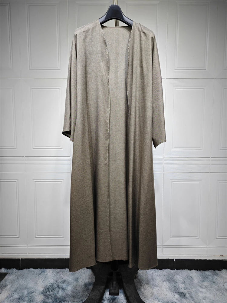 Ähnliche Baumwolle Leinen Batwing Kimono Abaya Dubai Islam Muslimischen Kleid Für Frauen Kebaya Kaftan Robe Musulmane Kaftan Marocain Femme