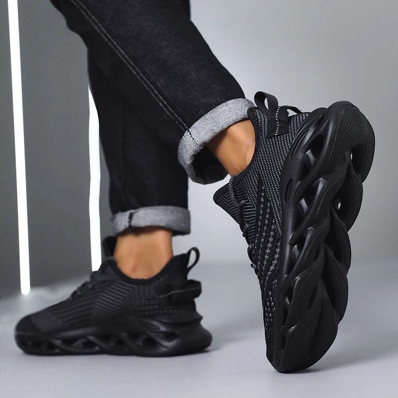 Männer Schuhe Bequeme Turnschuhe Atmungsaktiv Für Mesh Tennis Sport Laufen Gehen Im Freien Rot Fliegen Weben Frauen Slip-on Gym schuhe