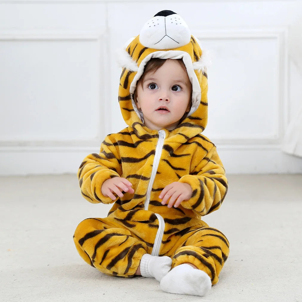 Winter Neue Baby Strampler Jungen Mädchen Patchwork Dicke Plus Samt Overalls Winddicht Mit Kapuze Overalls Schneeanzug Ein Stück Body