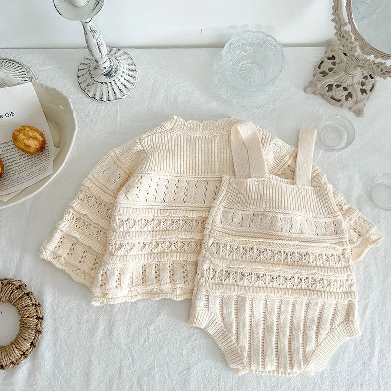 MILANCEL 2023 Baby-Bodys, gestrickt, für Kleinkinder, Mädchen, Kleidung, Kleinkinder, einteilig, Jungenkleidung