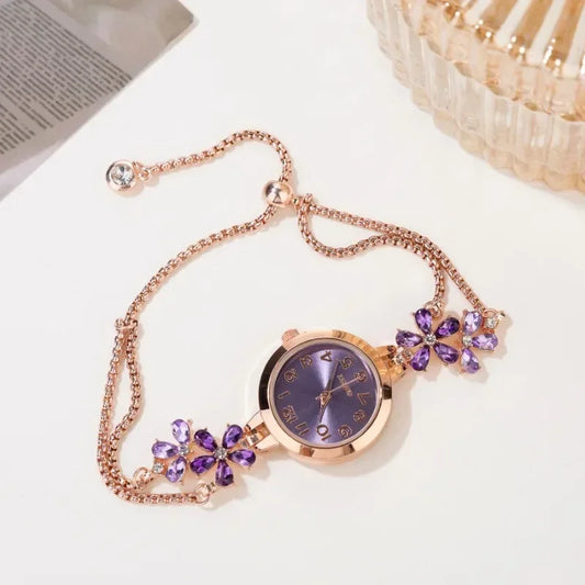 Womens Watches Brand Vintage Rhinestone Quartz Bracelet Watch Women's Watch Women Watches Luxury Relógio Feminino นาฬิกาข้อมือ.