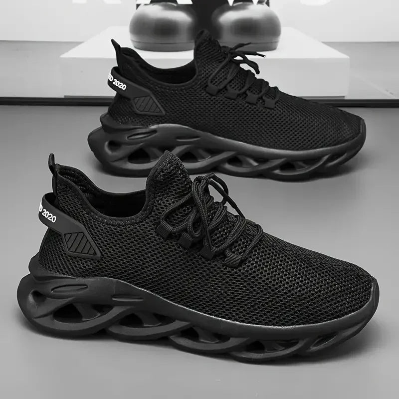 Männer Casual Sport Schuhe Atmungsaktive Leichte Turnschuhe Outdoor Mesh Schwarz Laufschuhe Athletisch Jogging Tenis Wanderschuhe