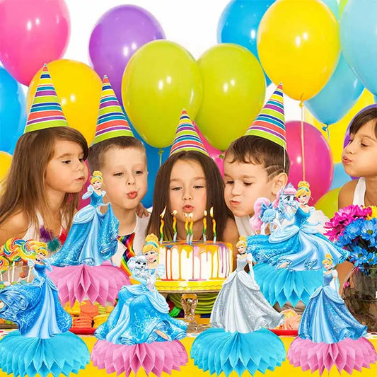 Disney Cinderella Geburtstag Dekoration Party Liefert Hintergrund Geschirr Set Luftballons Dekoration Party Gefälligkeiten Für Kinder Geburtstag.