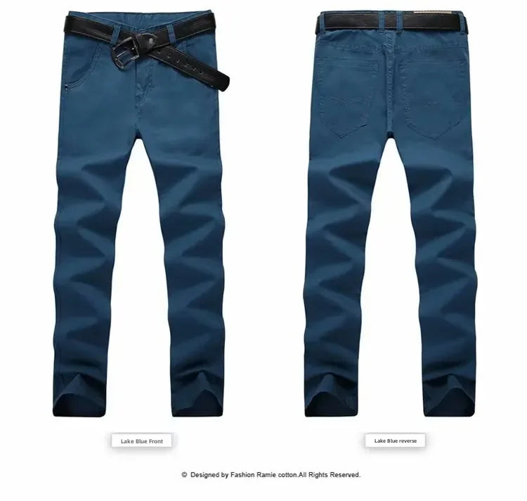 Frühling Sommer männer Hosen Farbe Gerade Bein Hosen Jugend männer Tragen Koreanischen Stil Slims Glättet Silhouette Dünne handel Hosen
