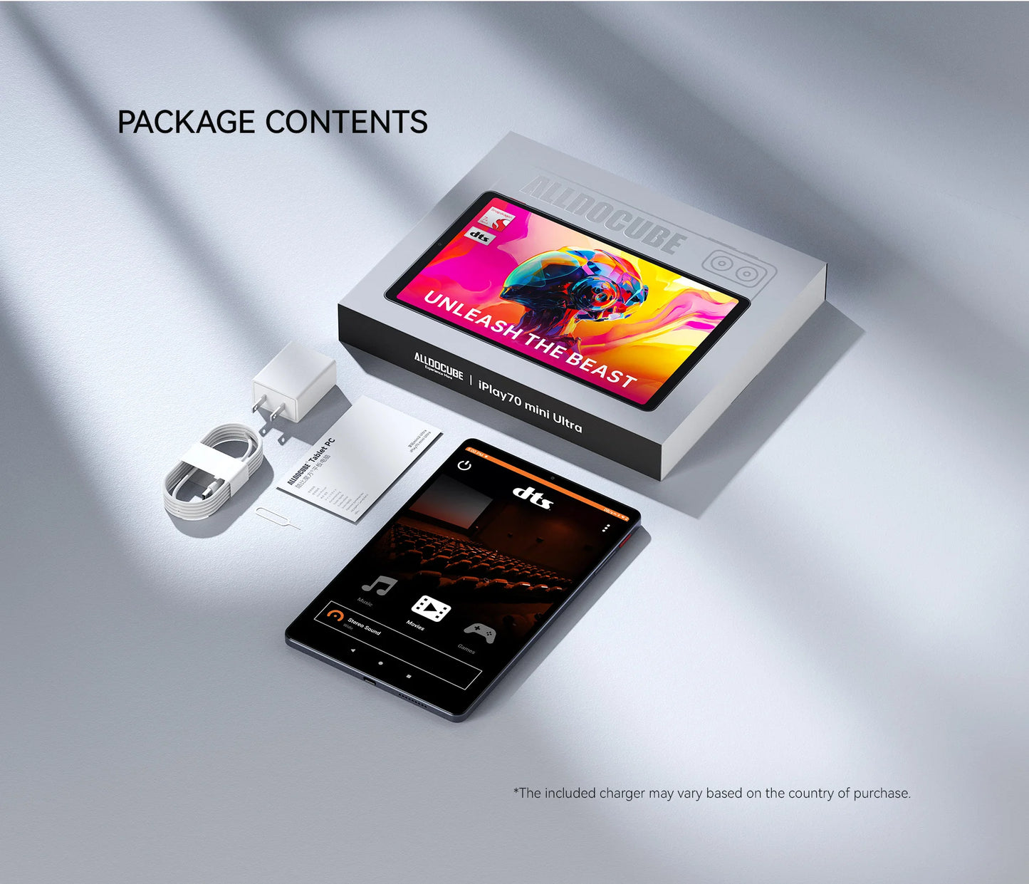 ALLDOCUBE iPlay 70 mini Ultra Gaming Tablet 8.8'' 2.5K 144Hz Snapdragon 7+Gen3 20GB(12+8 Virtual)RAM 256GB ROM 7300mAh Android14