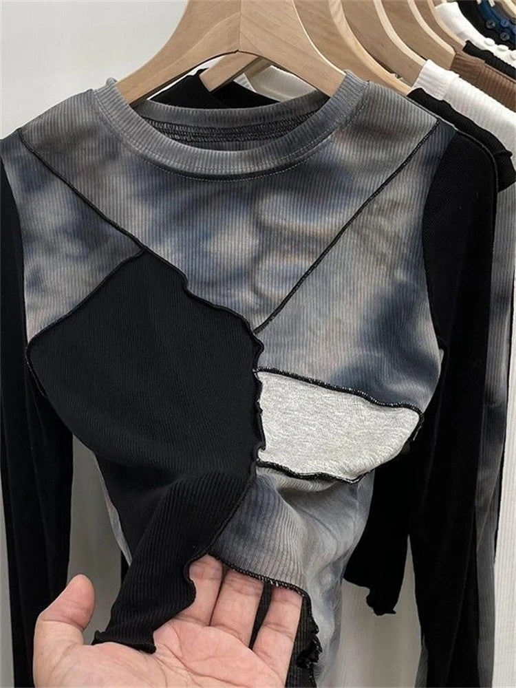 Winter Frauen Pullover T Shirt Frauen Oversize T-Shirt Frau Kleidung Weibliche T Tops Pullover Langarm Rohr Gestrickte T-shirt Top