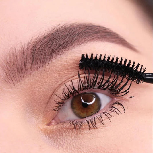 Silk Fiber Black Mascara Makeup Waterproof Lasting Lengthens Eyelashes Extension Non-smudge Anti-sweat Mascara Makeup Cosmetics.