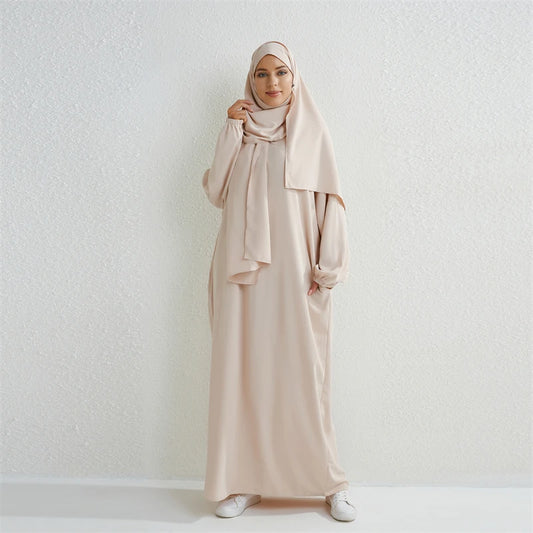 Muslim Abaya Prayer Dress Islamic Clothing Women.