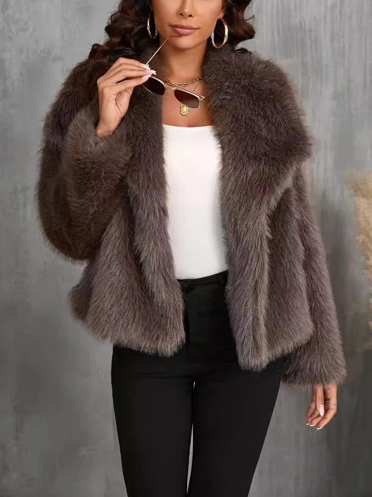 TWOTWINSTYLE Solide Temperament Jacken Für Frauen Revers Langarm Patchwork Tasten Designer Mäntel Weibliche Mode Stil Kleidung