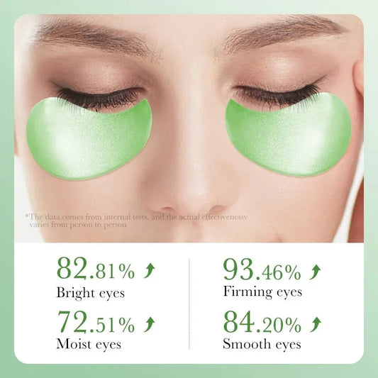 60pcs Aloe Vera Collagen Eye Mask Anti Dark Circles Eyes Bags Moisturizing Anti-Wrinkles Eye Patches Eyes Skin Care Products.