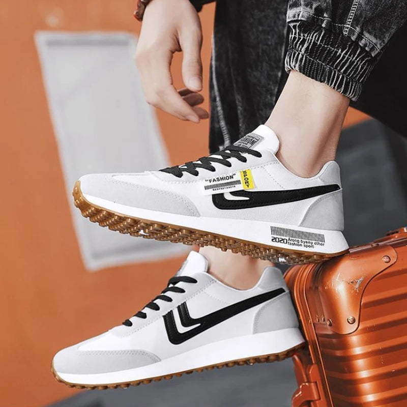 Männer Kausalen Licht Mode Turnschuhe Mann Herbst Neue Spitze-up Wohnungen Im Freien Mesh Atmungsaktive Casual Schuhe Zapatillas De hombre