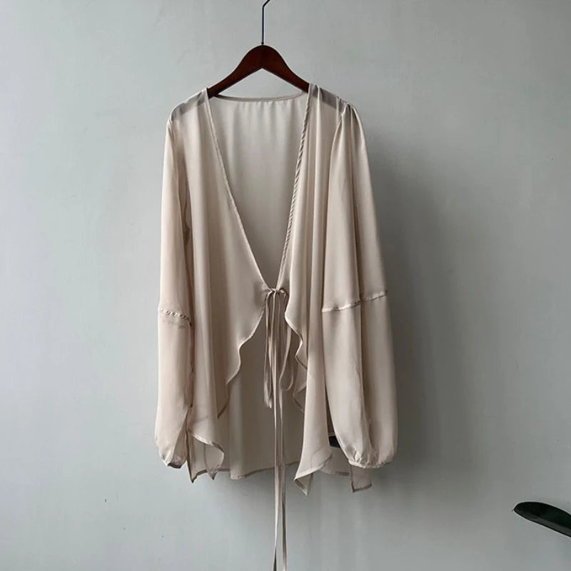 Jacken Frauen Elegante Sommer Sun-proof Zarte Mode Täglichen Lose Einfache Feste Alle-spiel Grundlegende Stilvolle Koreanische stil Puff Hülse