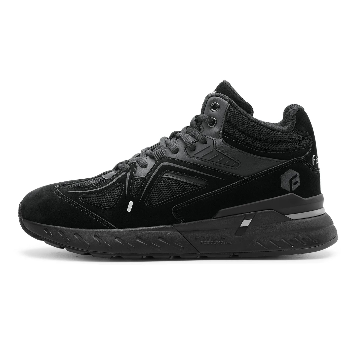 FitVille Herren-High-Top-Basketballschuhe, verbreitert, leicht, lässig, atmungsaktiv, für männliche geschwollene Füße, lindert Schmerzen