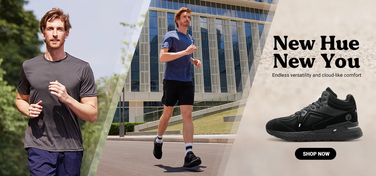 FitVille Herren-High-Top-Basketballschuhe, verbreitert, leicht, lässig, atmungsaktiv, für männliche geschwollene Füße, lindert Schmerzen