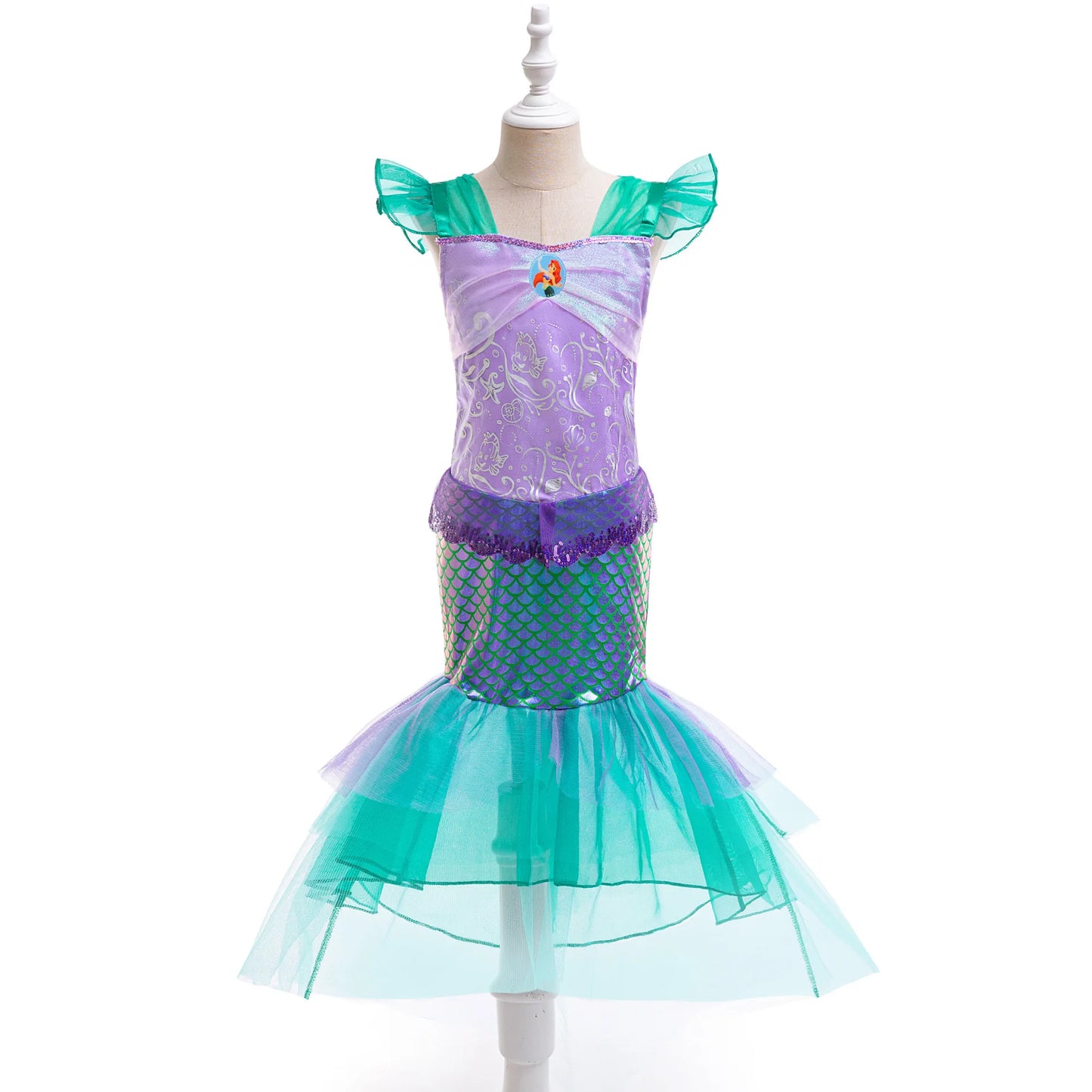 Pailletten Mädchen Party Kleider Meerjungfrau Mottoparty Prinzessin Kleid Performance Kostüm Kinder Geburtstag Geschenke Kleider für Mädchen Abschlussball