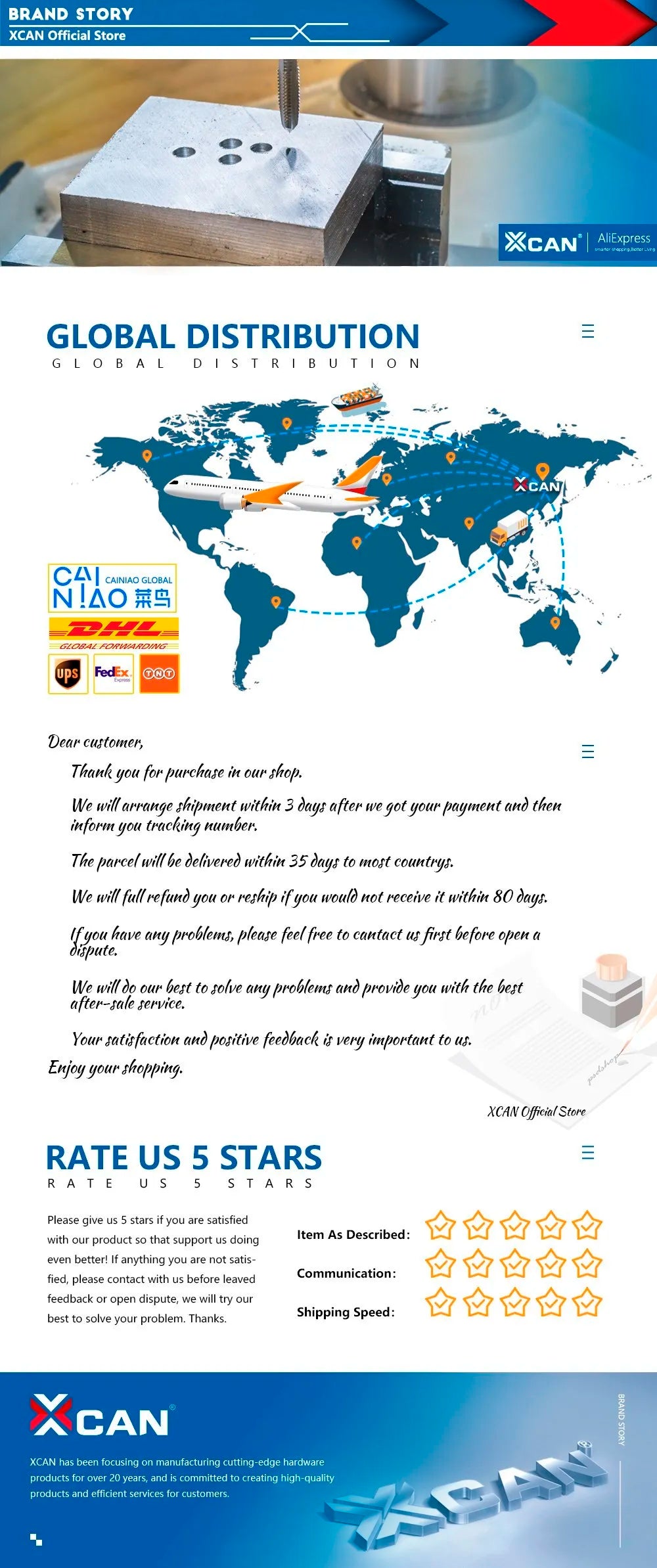 XCAN Einstellbare Hand Reibahle Maschine Schneiden Werkzeuge 6 7 8 9 10 11 12 13 15 17 19 21 23 26 29 30mm