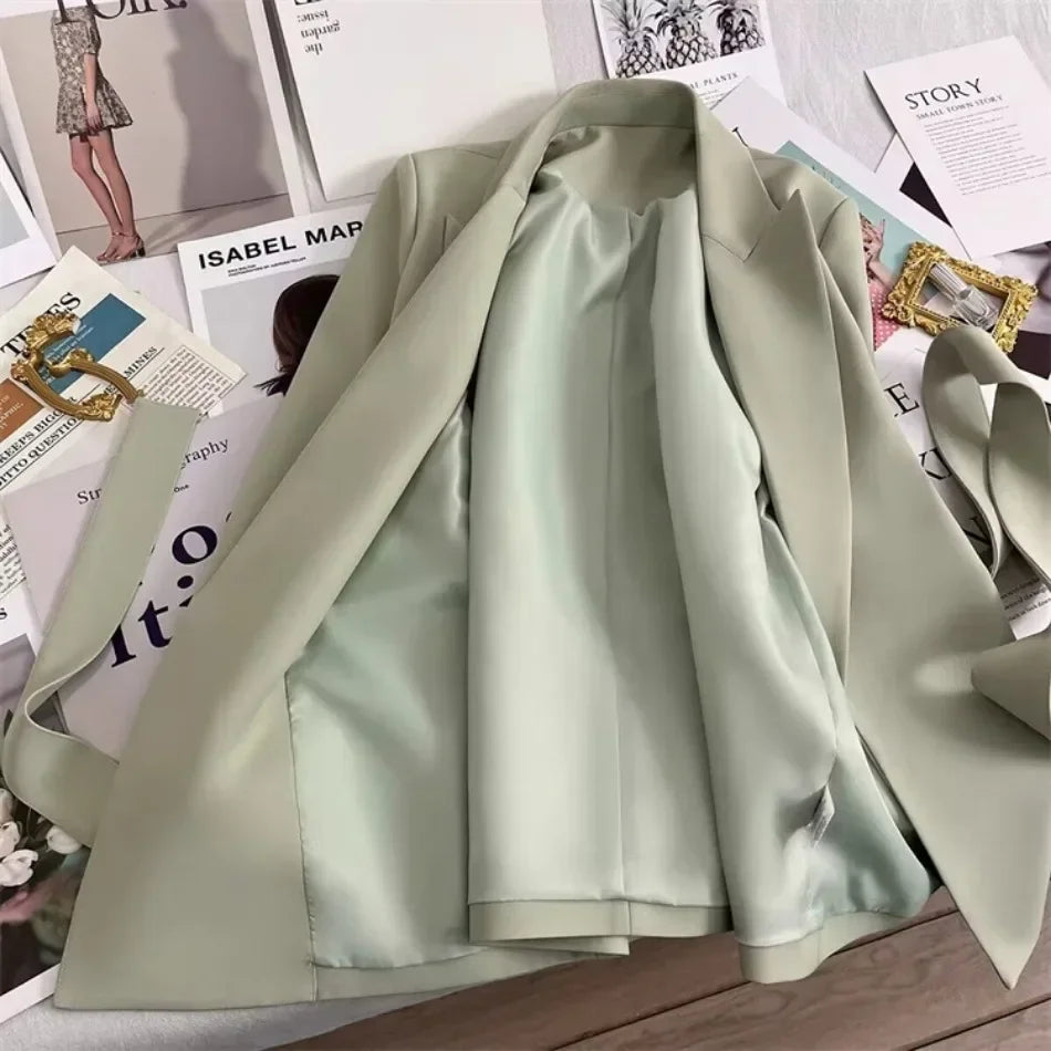 Blazer für Damen, Frühling und Herbst, neu in der Oberbekleidung, Bürodame, modische Blazer, lockere Passform, Damenbekleidung, Mäntel, Damenjacke