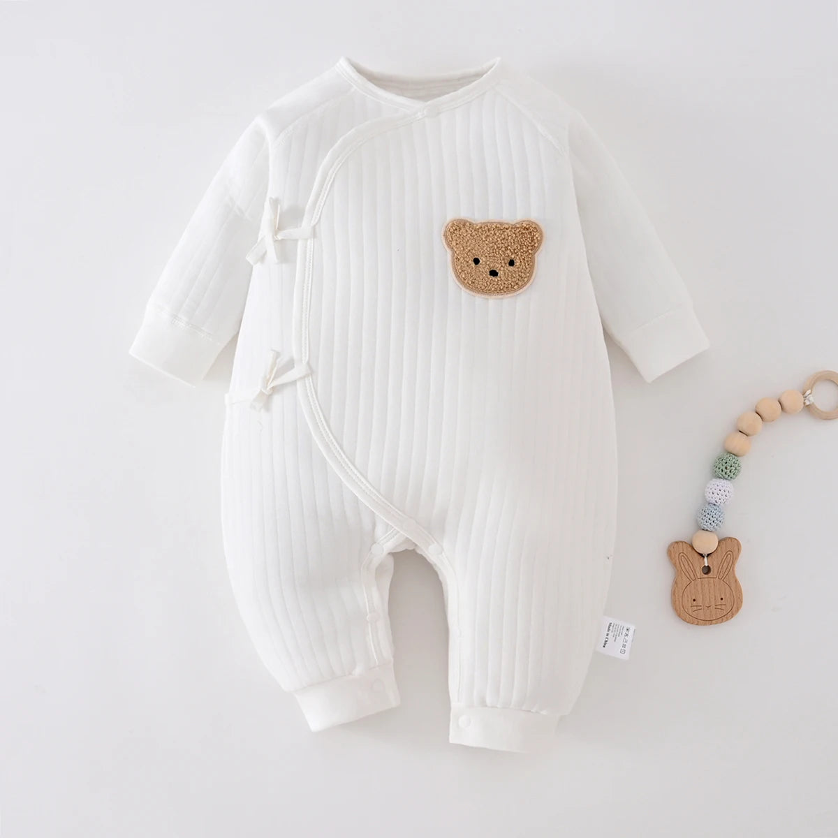 Jungen Mädchen Body Neugeborenen Winter Onesie Kleidung Baumwolle Kleinkind Hause Tragen 0-6M Verdickte Frühling und Herbst Kleidung