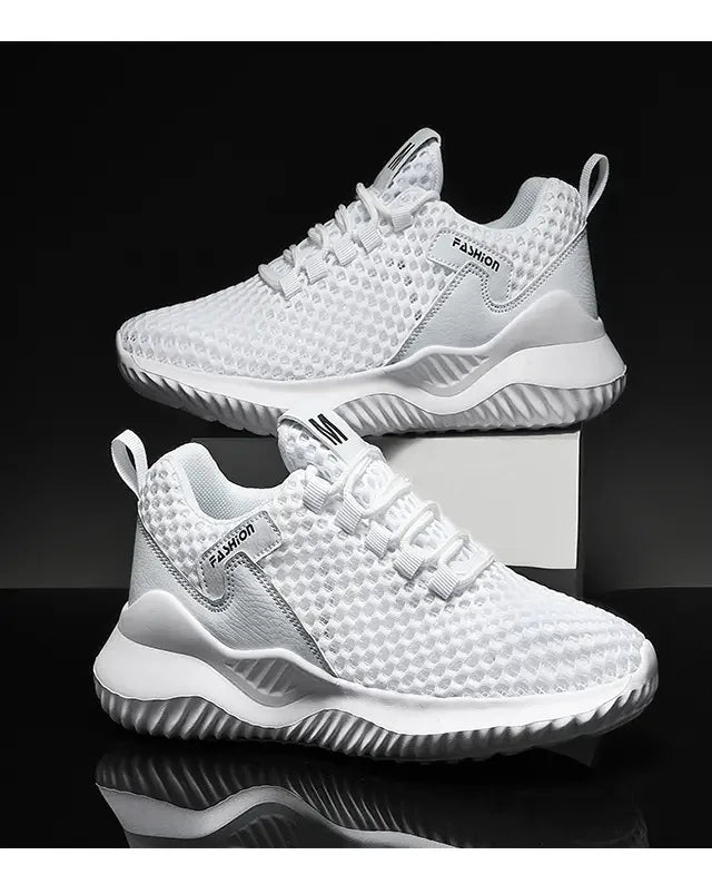 Sommer Tennis Casual Mesh Schuhe Atmungsaktive Hohl training fitness Plattform Weichen Boden Läuft Leichte Vulkanisierte Schuhe