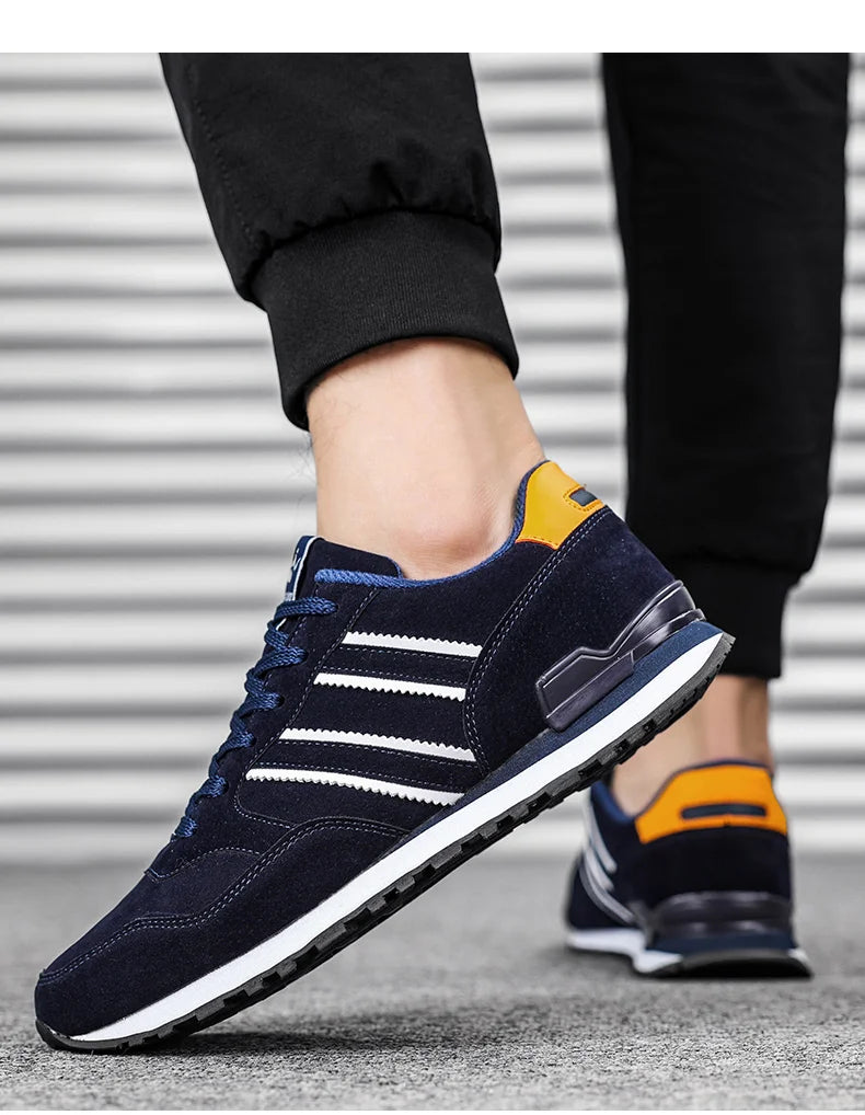 Künstliche Leder Männer Casual Schuhe Männlichen Frühjahr Männer Casual Licht Schuhe Sneakers Lac-up Wohnungen Atmungsaktive Freien Sapato