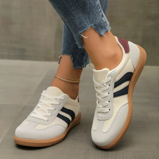 Womens Sneakers Spring New Luxury Flat Loafers Comfortable Slip on Soft Female Sneakers Lightweight Outdoor Shoes for Women.