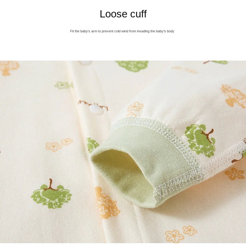 Baby-Body, Baumwolle, bedruckt, langärmelig, für Jungen und Mädchen, für Kleinkinder, Komfort, Creeper, Einteiler, Frühling und Herbst