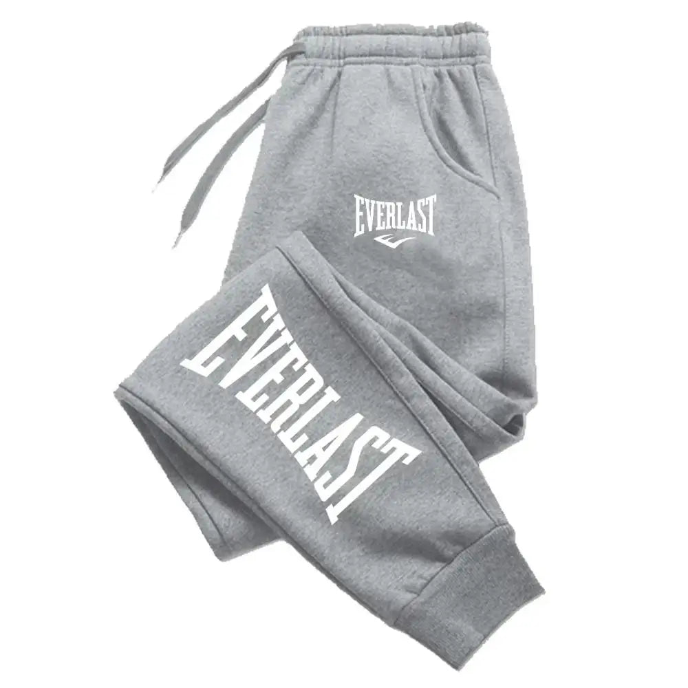 2025, Hosen, Fleece, Streetwear, Sport, übergroße Jogger-Trainingshose, EVERLAST, Herren- und Damen-Jogginghose, Laufen, 2025, Kleidung
